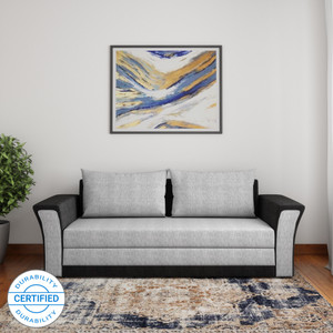 Bharat Lifestyle Leo Sofa Cum Bed Double Fabric Sofa Bed