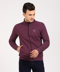 Status Quo Full Sleeve Solid Men's Sweatshirt