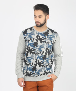 INDIGO NATION Full Sleeve Printed Men's Sweatshirt