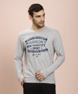 Arrow Sport Full Sleeve Printed Men's Sweatshirt