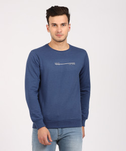 Status Quo Full Sleeve Solid Men's Sweatshirt