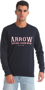 ARROW BLUE JEANS CO. Full Sleeve Printed Men Sweatshirt
