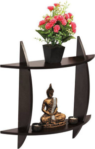 MartCrown Beautiful Wall decor rack shelf Wooden Wall Shelf