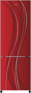 Haier 276 L Frost Free Double Door Bottom Mount 3 Star (2019) Refrigerator(Royal Red Glass, HRB-2963CRG-E)