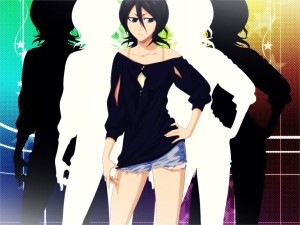 Anime Bleach Rukia Kuchiki HD Wall Poster, 300 GSM Printed Poster