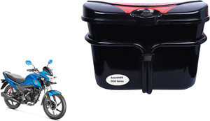 AutoVHPR Luggage Box Black Plastic Motorbike Saddlebag Price in