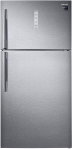 Samsung 637 L Frost Free Double Door 3 Star (2019) Refrigerator(Grey/EZ Clean Steel/VCM, RT61K7058SL/TL)