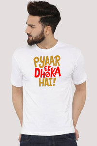 Deccan Store Conversational Men Round Neck White T Shirt Buy