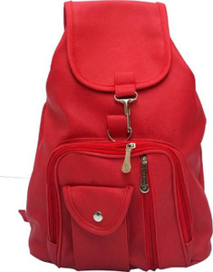 AL Amazing PU Leather Mobile Backpack For Women(Red) 3 L Backpack