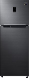 Samsung 415 L Frost Free Double Door 3 Star (2019) Refrigerator(Black Inox, RT42M5538BS/TL)