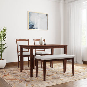 Flipkart Perfect Homes Cocos Solid Wood 4 Seater Dining Set