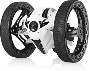 Remote control jumping top car
