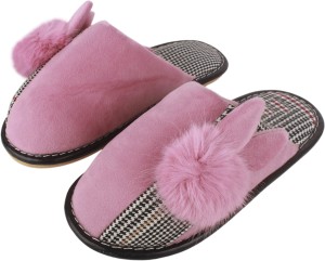 Buy WMK Winter Home wear Warm soft Fur flipflop chappal slipper for Women  Carpet WHBaby Pink36 UK SIZE2 at Amazonin