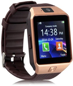 nexus dz09 smartwatch(brown strap regular)