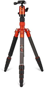 fotopro 6ft Aluminum Professional Tripod Stand with FPH-62Q Ball Head for DSLR Camera Payload 12kg (Orange) Tripod Kit