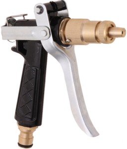 High Pressure Water Spray Gun Brass Nozzle Garden Hose New Car Pipe Wash La H5U1