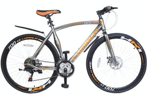 Lumala Arc Dual Disc Brake Bike For Adults Grey Orange 700C T Mountain Cycle Price in India Buy Lumala Arc Dual Disc Brake Bike For Adults Grey Orange 700C T Mountain Cycle online at Flipkart