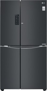 LG 675 L Frost Free Side by Side Refrigerator(Luminous Black, GC-M247UGLB)