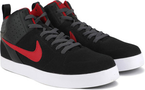 NIKE LITEFORCE III MID Sneakers For Men Buy BLK RED Color