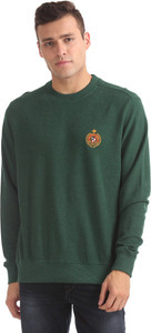 U.S. Polo Assn Full Sleeve Solid Men's Sweatshirt