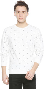 Peter England Full Sleeve Printed Men Sweatshirt