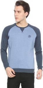 Peter England Full Sleeve Solid Men Sweatshirt