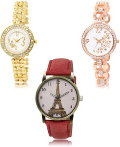 LegendDeal LR-203-210-230 Exclusive Collection Pack Of 3 Combo Watch - For Women