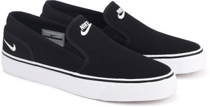 Nike toki slip on womens black hotsell