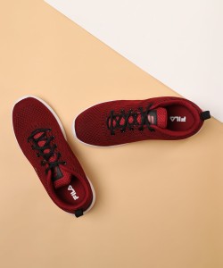 Fila maroon outlet shoes