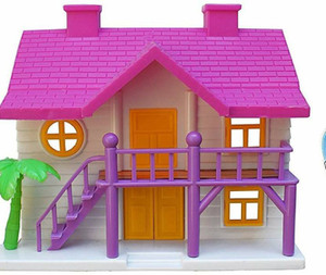 lifestylesection DOLL HOUSE PLAY SET FOR KIDS MULTI DOLL HOUSE