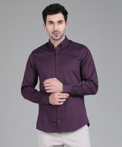 TOMMY HILFIGER Men Solid Party Purple Shirt Buy TOMMY HILFIGER Men Solid Party Purple Shirt Online at Best Prices in India Flipkart