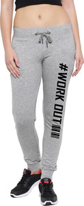 JONTY CLOVIS Printed Women Grey Track Pants