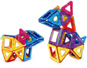 Smartcraft Magnetic Tiles 71 pcs ,Magical Magnetic Construction Building Blocks,Create and Learn Promote Early Learning, Creativity, Imagination Magnetic Building Toys for Kids