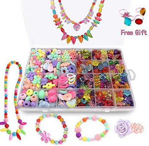 ANDYKEN Bead Kits for Jewelry Making Craft Beads for Kids Girls