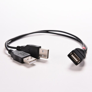 Two male usb cable deals