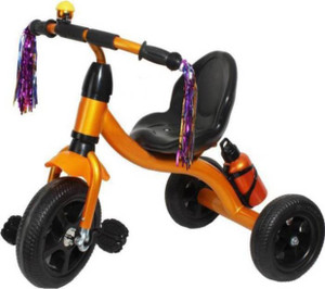 kayoksh BABY TRICYCLE FOR KIDS WITH BOTTLE GOLDEN COLOUR KIDS TRICYCLE RECOMMENDED TRICYCLE FOR BABY GIRL OR TRICYCLE FOR BABY BOY OR TRICYCLE FOR TODDLER GIRL OR TRICYCLE FOR TODDLER BOY RECOMMENDED FOR TODDLER 1,2,3,4,5 YEAR CHILDREN TRICYCLE FOR KIDS KY-GLB{LBS}-0022 Tricycle