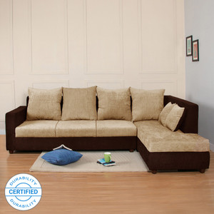 Flipkart Perfect Homes Porto Fabric 4 Seater Sofa
