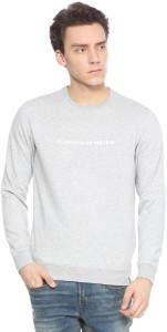 Peter England Full Sleeve Self Design Men Sweatshirt