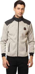 Cayman Full Sleeve Self Design Men's Sweatshirt