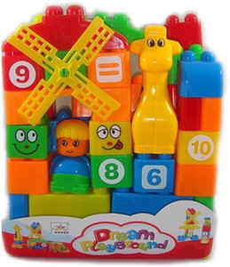 Trends Maker Building Blocks for kids (Multicolor) 35 pcs