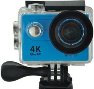 lionix action ultra hd water resistant 4k sports and action camera(blue, 16 mp)