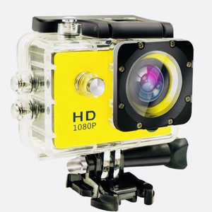 nick jones 1080 P action camera 1080P 2-inch LCD 140 Degree Wide Angle Lens Waterproof Diving Sports and Action Camera , ACTION GO PRO APC28 (MULTICOLOUR) Sports and Action Camera
