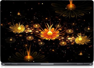 Gallery 83 ® 3D Fractal Glowing Daisies Exclusive High Quality Laptop Decal, laptop skin sticker 15.6 inch (15 x 10) Inch G83_skin_0150new Vinyl Laptop Decal 15.6