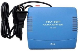 STONE-PRO  TV-out Cable RF Converter AV-RF AV-TV RCA Input To RF Output Media Streaming Device(Sky Blue, For TV)