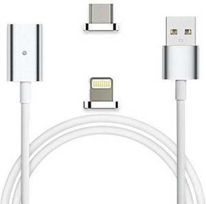 Raptas 2in1 Lightning to Micro USB Sync Magnetic Charging Micro USB Cable