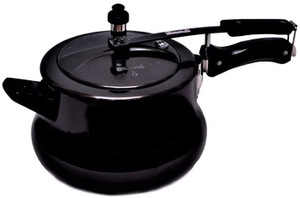 Handu HANDI PRESSURE COOKER 5 LITER BLACK MATKI KING OF KITCHEN