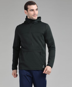REEBOK Full Sleeve Solid Men Sweatshirt