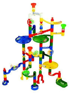 Edushape Marbulous Marble Run 82 Pieces Plus Bonus Of 50