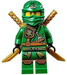 LEGO Ninjago Minifigure Lloyd Zukin Robe Jungle Green Ninja With