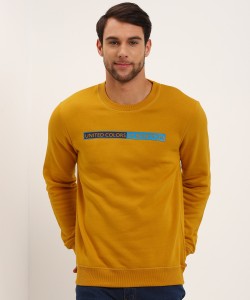 United Colors of Benetton Full Sleeve Printed Men Sweatshirt